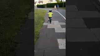 Jack's first bike ride without stabilizers x