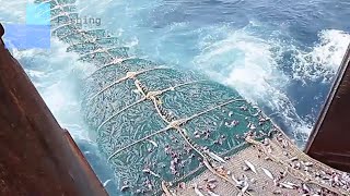 Amazing Net Fishing Under Ice Catch Hundreds Tons of Big Fish || Super fishing skills