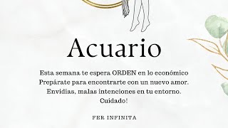 Acuario ♒ CUIDATE DEL DAÑO POR ENVIDIAS Y MALAS INTENCIONES 🚨. SOLTEROS, EL AMOR SE ACERCA! 💓