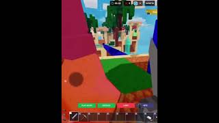 Beating my brother in bedwars