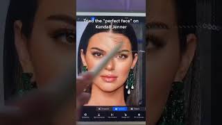 Tried the 'perfect face' on Kendall Jenner #shorts