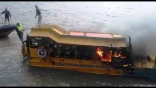 Ducktours fire: RNLI and cruiser helped with rescue