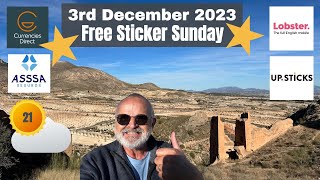 Free Sticker Sunday Castillo de Xiquena Spain #expatinmazarron