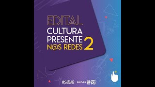 WEBINAR EDITAL CULTURA PRESENTE NAS REDES 2 #CULTURAPRESENTENASREDES2 #SECECRJ #VINNIPRODUTOR