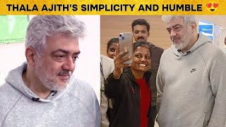 Ajith Kumar's Humble Interaction with Fans Goes Viral Ahead of Tirupati Temple 🤩