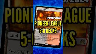 UNDEFEATED MTG Pioneer League Decklists (2024-10-09) #davidroyale #pioneer #pioneermtg