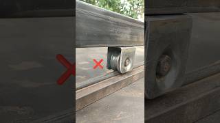 technique of welding gate wheels on square tubes