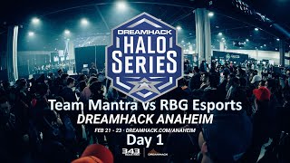 DreamHack Anaheim 2020 - Day 1 Match 3 - Team Mantra vs RBG Esports - Halo Reach 4v4 PC Tournament