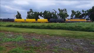 USSC 505 Fort Pietce turn with ussc hoppers cars 11/17/17