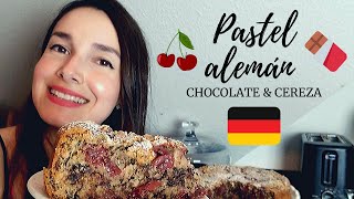 Pastel Alemán CHOCOLATE Y CEREZA. Schoko-kirsch Kuchen. |Es con Acento|