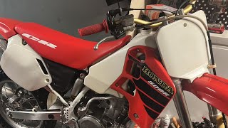 CR 500 Honda two stroke restoration ‘near flawless’ bar color match 😆- Ep 10