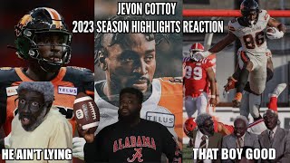 JEVON COTTOY 2023 @OfficialBCLions SEASON HIGHLIGHTS REACTION!!! "HE AINT THE TOY TO PLAY WIT"