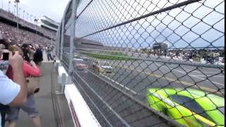 Nascar flyby at high speeds