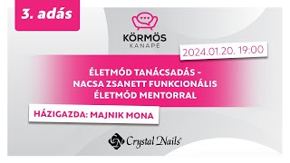 Crystal Nails podcast | Körmös Kanapé 3. rész | Életmód tanácsadás - Nacsa Zsanettel