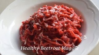 Beetroot Maggi Recipe | Healthy Maggi Recipe | Easy and Healthy | Maggi recipe with a twist for Kids