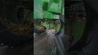 broken tie rod and loader frame pt1                 #johndeere  #broken #trucking