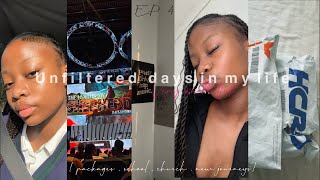 Unfiltered days in my life EP:4 [ new beginnings, church, packages ] South African YouTuber