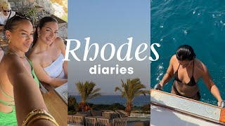 rhodes, greece vlog 2024 | euro summer fun, a boat trip, gennadi grand resort & exploring lindos 🇬🇷