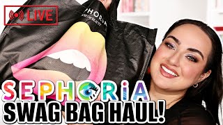 SEPHORIA SWAG BAG HAUL! | LET'S CATCH UP!