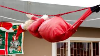 Residential Christmas decorations in Swakopmund