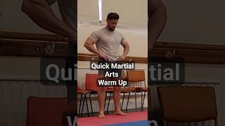 Quick martial arts warm up  #karate #shorts #warmup