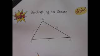 Pythagoras 1_Beschriftung am Dreieck