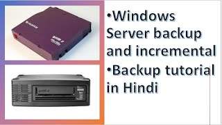 Live: windows server backup  installation and configuration