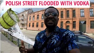 Vodka flooded Polish Street? Find the craziest street in Poland #poland #polishstreet