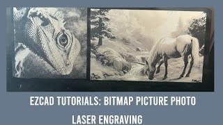 Ezcad tutorials-Bitmap picture photo laser engraving