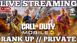 Call Of Duty: Mobile Live Streaming Rank Up / Private  😈🔥👿 COD MOBILE  CODM