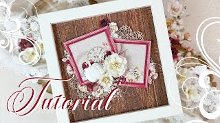 Ramka DIY - warsztaty artystyczne scrapbooking - jesienne DIY do pokoju