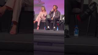 Ryan gosling and Barbie co stars on stage Los Angeles