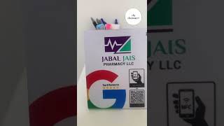 Digital Google Review Table Stand NFC | nKonnect Dubai