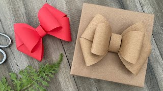 How To Make A Paper Bow | DIY Crafts | Gift Wrapping