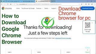 How to download google chrome Browser | Download chrome browser for pc