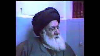 Ayatollah Khoei (a.r.) with his students