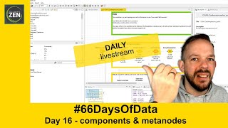 KNIME components and metanodes - day 16 - 66 days of data with KNIME