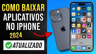 iPhone COMO Baixar APLICATIVOS RÁPIDO e FÁCIL (2024)