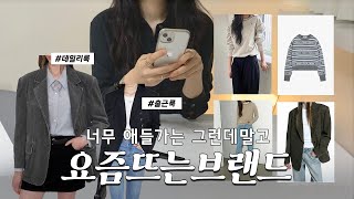 구경하다 또샀다,,👜 요즘뜨는 출근룩 데일리룩 브랜드 추천 & 장바구니 위시리스트