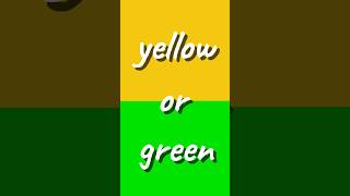 green or yellow 💛💚? #выбирашки #рекомендации