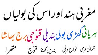 #Maghribi_Hind_Ki_Boliyan | مغربی ہند کی بولیاں | Maghribi Hind Ki Panch Boliyan |CU BA Urdu Paper 1