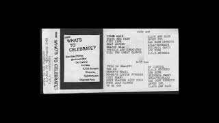 1988 Whats to Celebrate?  Sydney Punk Compilation