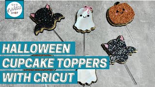 Halloween Cupcake Toppers With Cricut