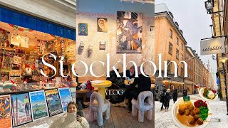 3 Days in Stockholm, Sweden in Winter Vlog, IKEA, Ice Skating, Traveling Solo, Cafe Hopping