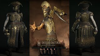 Desert Datura Necromancer Armor! | Diablo 4 Cosmetic Showcase!