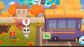 cat waiting for bus#shorts #cat #talkingtom #cutecatvideo #funnycatvideo