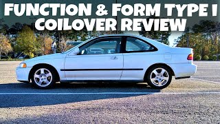 95 CIVIC Function and Form Type 1 coilover review