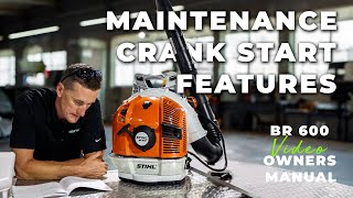 STIHL BR 600 Video Owners Manual - Starting, Operating & Maintenance