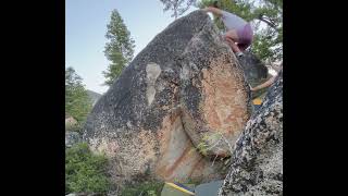 El Sol (V5) - Lake Tahoe Bouldering [Mel]