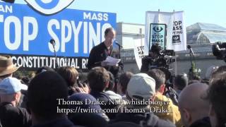 "Stop Watching Us" rally, DC, 10/26/13: NSA whistleblower Thomas Drake